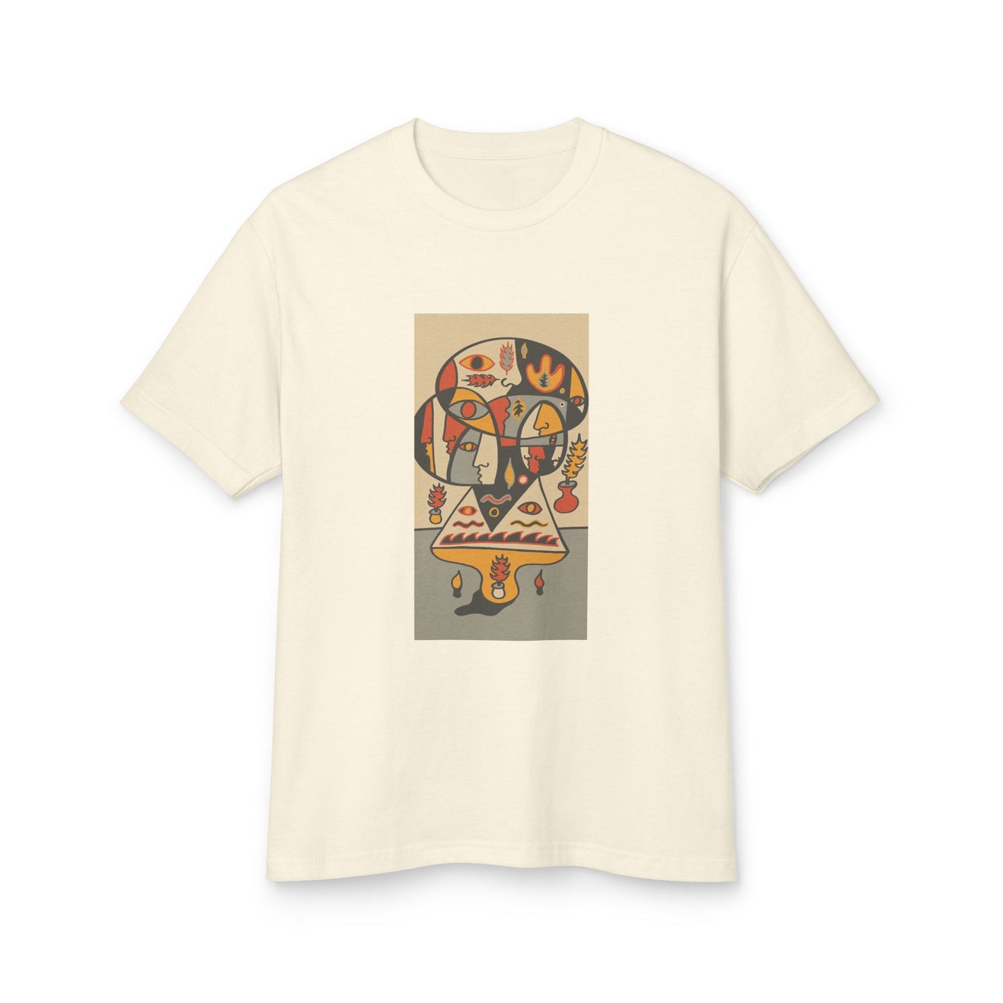 Bohemian Art Graphic Tee - Unisex Heavyweight Cotton Shirt